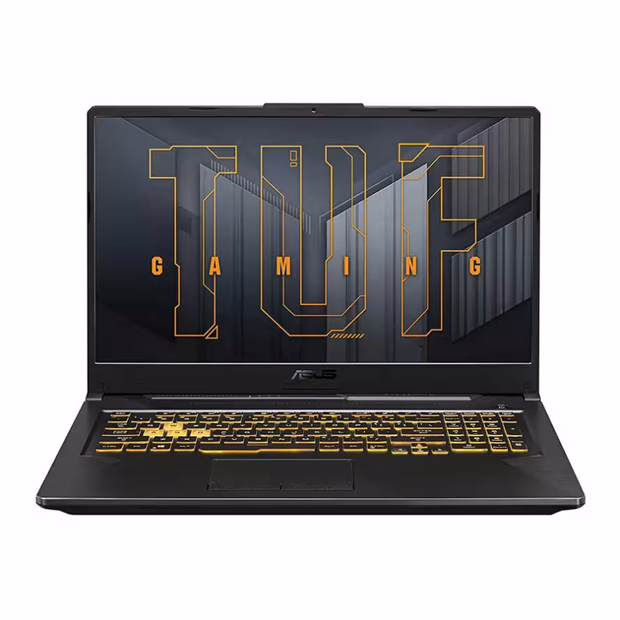 لپ تاپ 17 اینچی ایسوس مدل TUF Gaming FX706HC با پردازنده Core i7 11800H، رم 16 گیگابایت، حافظه SSD 512 گیگابایت و گرافیک 4 گیگابایت RTX 3050 Full HD