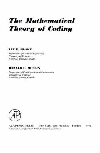 خرید و دانلود نسخه کامل کتاب The mathematical theory of coding