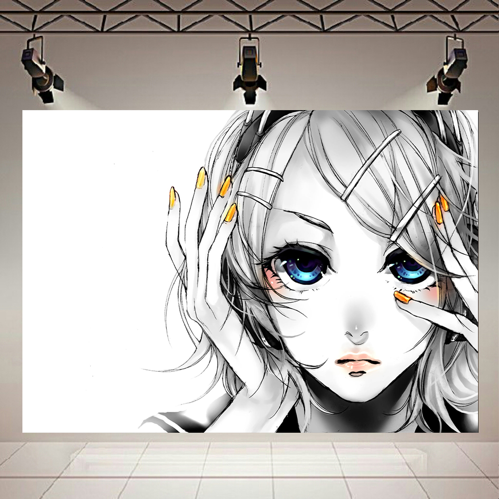 تابلو بوم طرح انیمه مدل Kagamin Rin کد AR2735