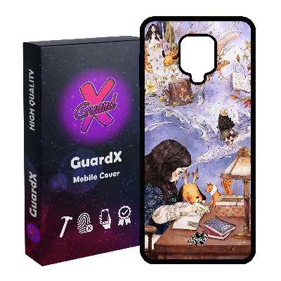 کاور گارد ایکس طرح دختر مدل Glass10293 مناسب برای گوشی موبایل سامسونگ Redmi Note 9S / Note 9 Pro / Note 9 Pro Max