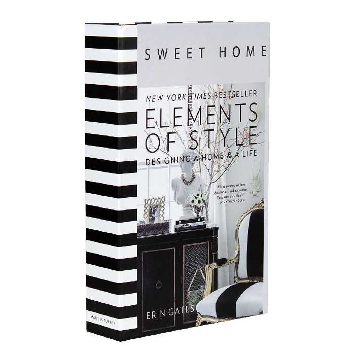 جعبه دکوری مدل کتاب دکوراتیو کد HOME DSGN 201 مجموعه دو عددی