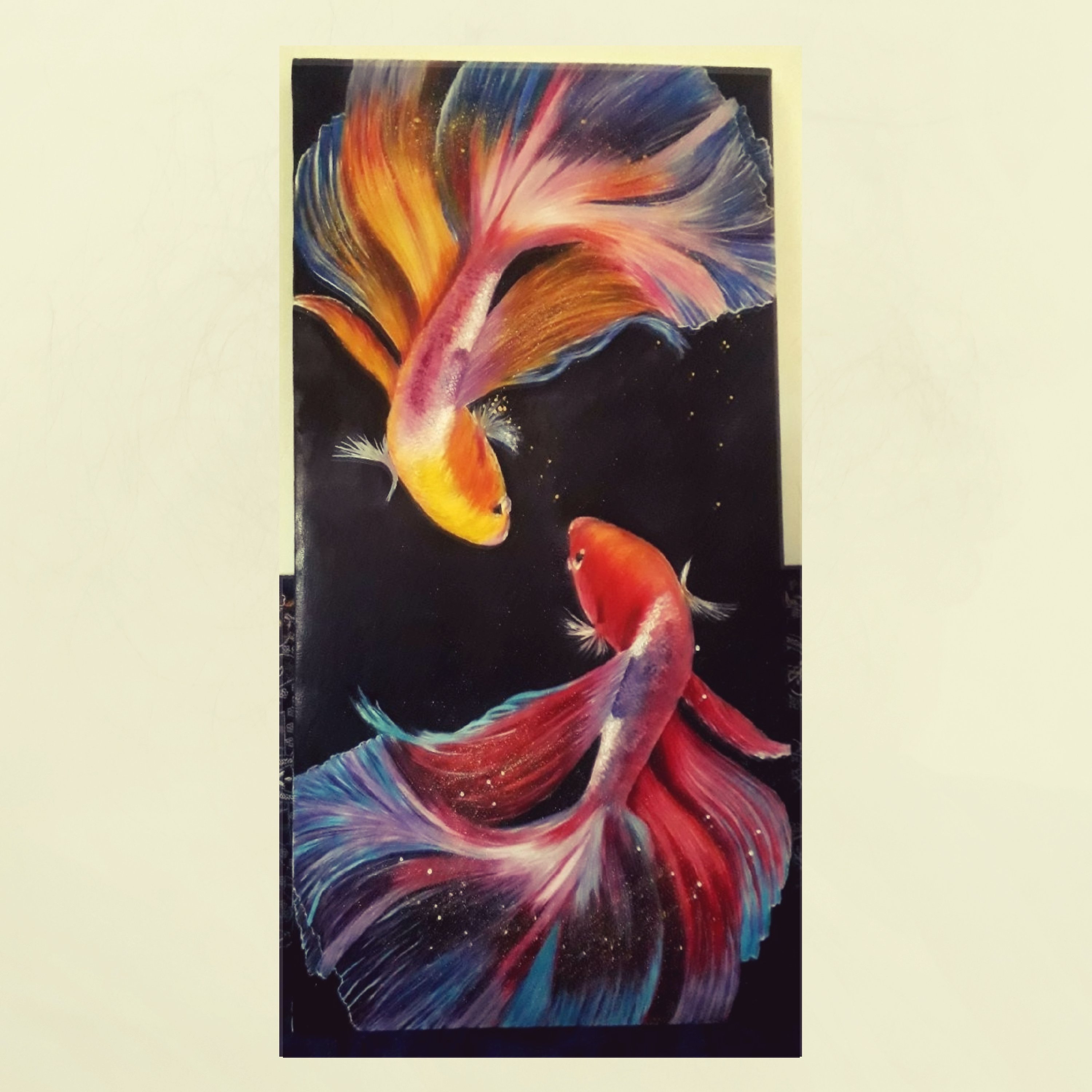 تابلوی نقاشی طرح ماهی