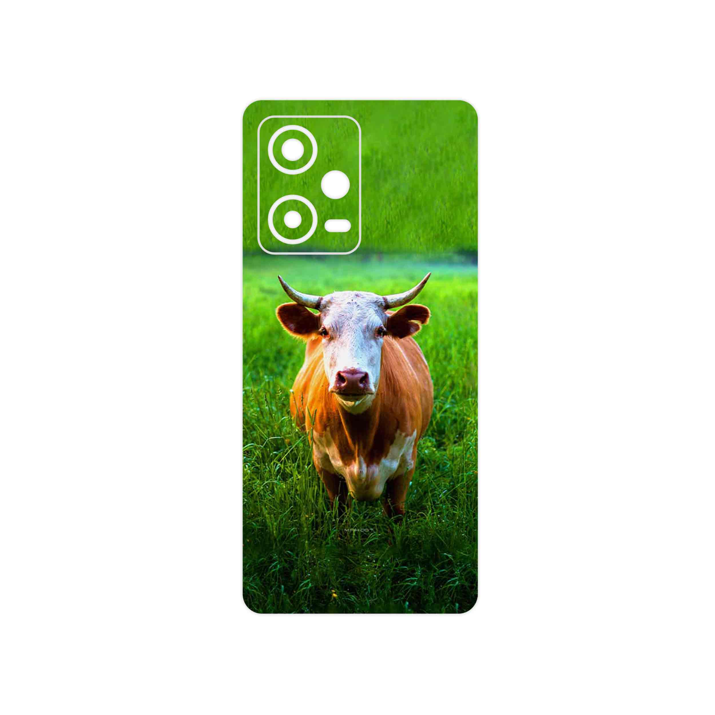 برچسب پوششی ماهوت مدل Cow مناسب برای گوشی موبایل شیائومی Redmi Note 12 Pro