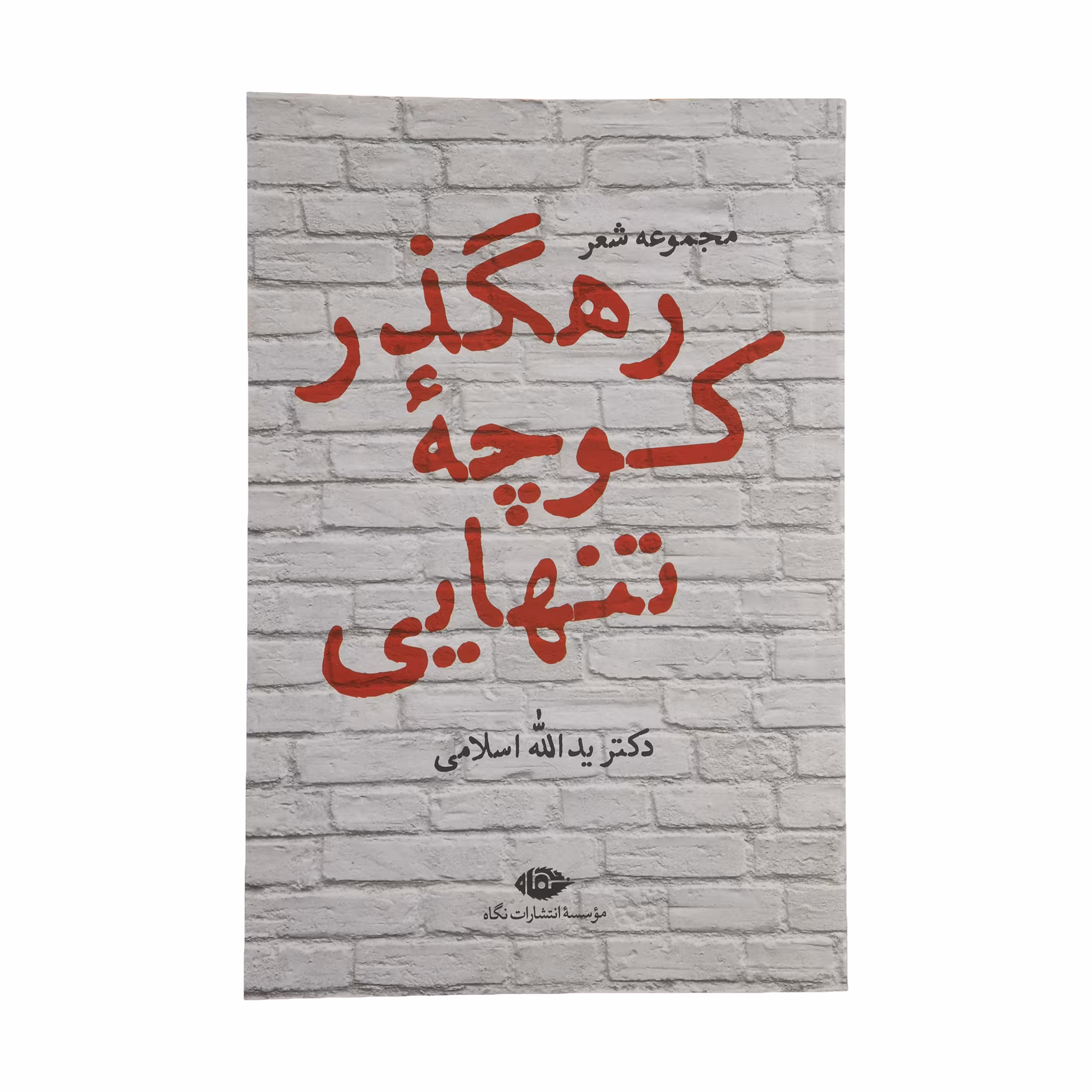 کتاب مجموعه شعر رهگذر کوچه تنهایی اثر دکتر یدالله اسلامی نشر نگاه