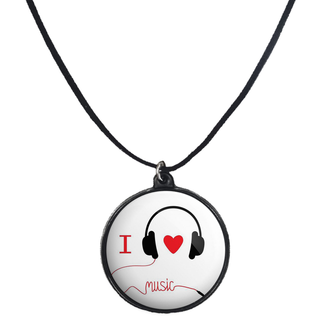 گردنبند پرمانه طرح موزیک کد pmb.3943 مدل دو طرفه