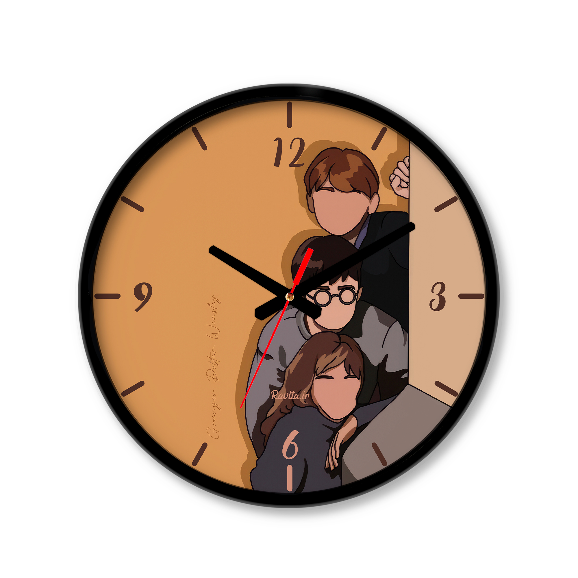 ساعت دیواری کوچک راویتا طرح هری پاتر کد 3577