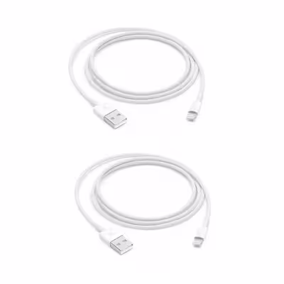 کابل تبدیل USB به لایتنینگ مدل ERNO طول 1 متر بسته 2 عددی