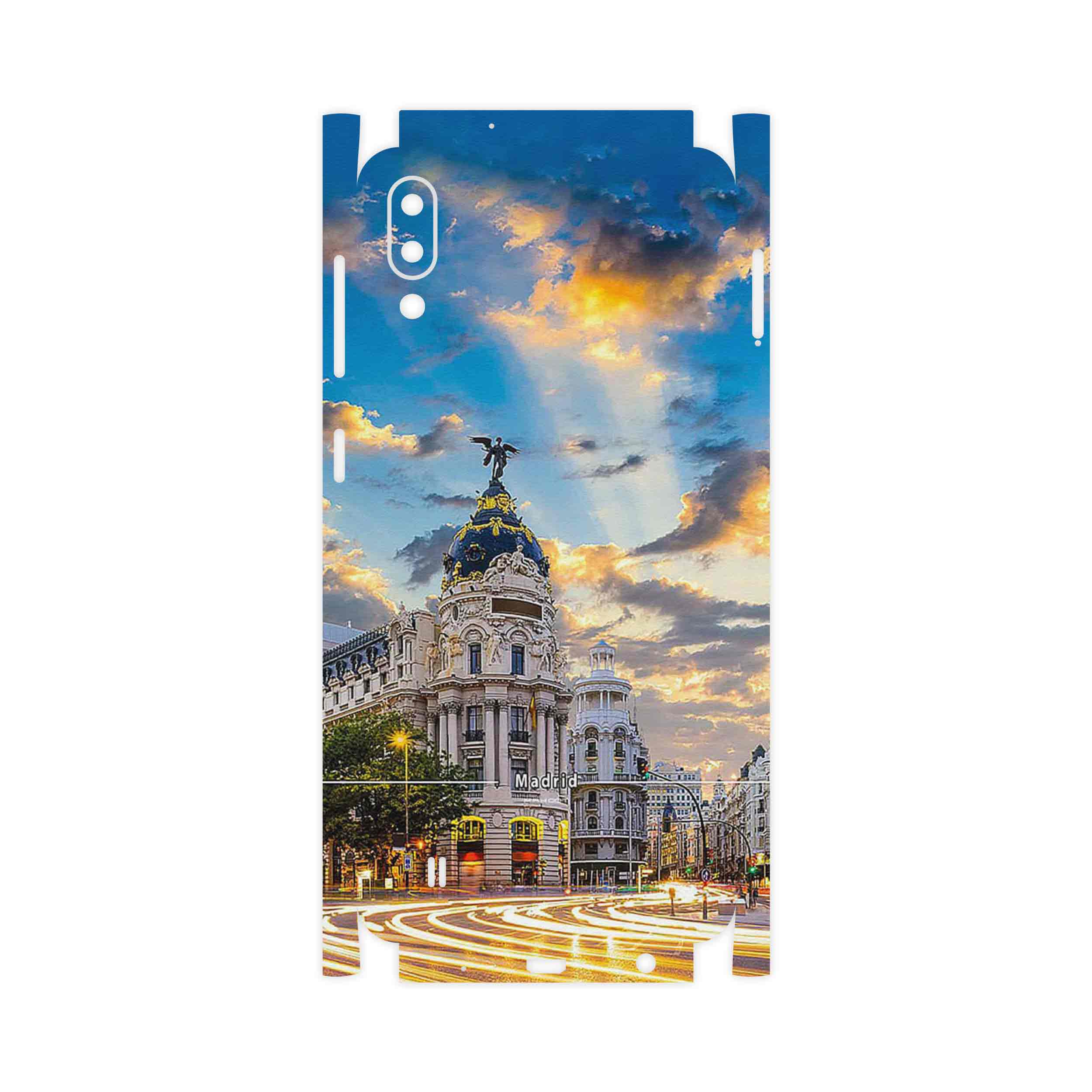 برچسب پوششی ماهوت مدل City of Madrid-FullSkin مناسب برای گوشی موبایل سامسونگ Galaxy M10