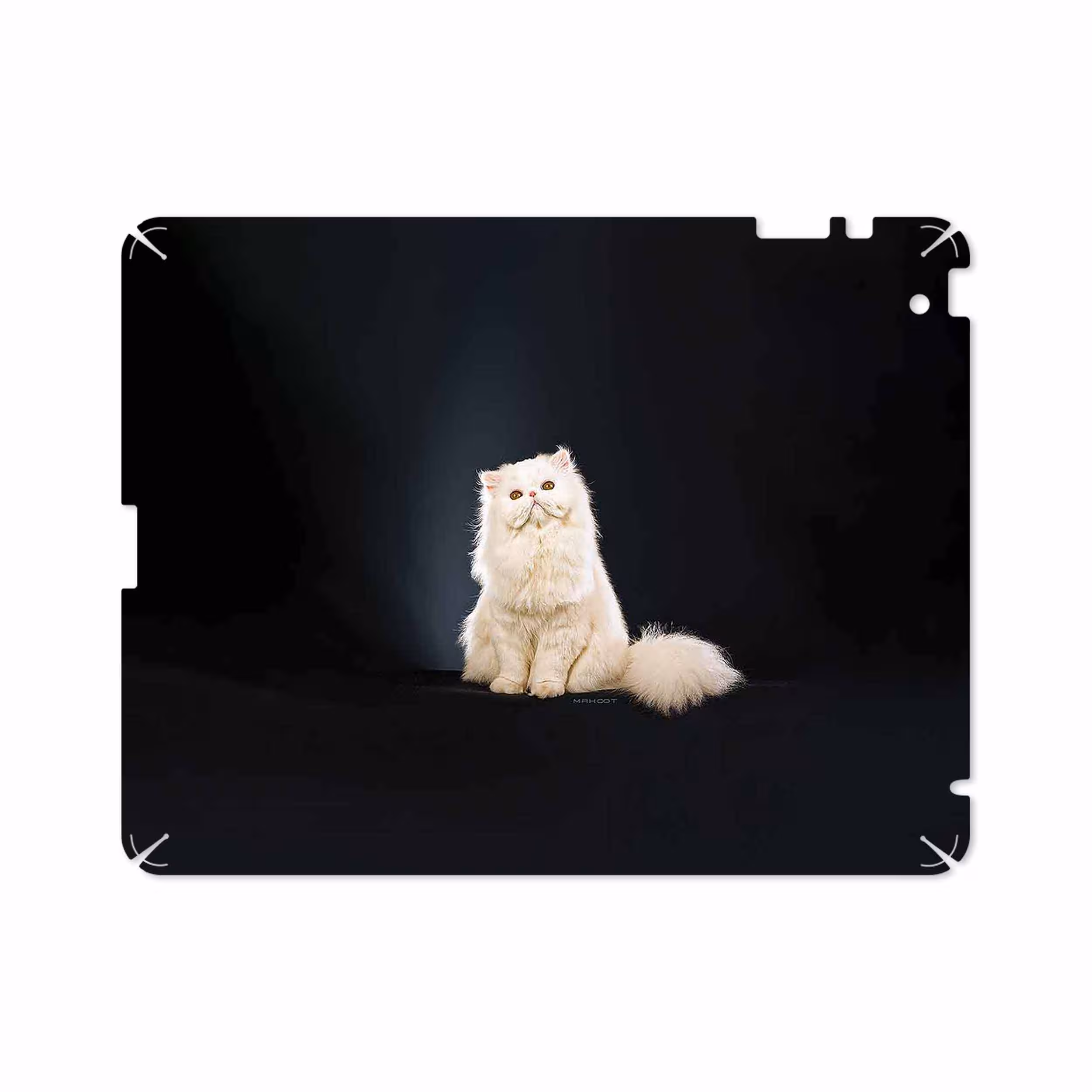 برچسب پوششی ماهوت مدل Persian cat مناسب برای تبلت اپل iPad 2 2011 A1395