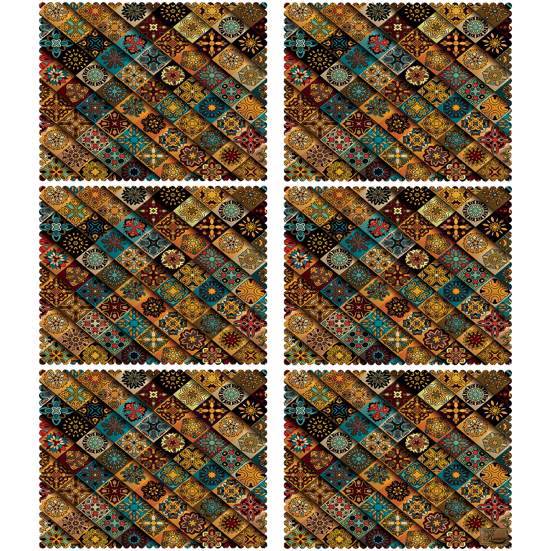 زیربشقابی رنس مدل UU3-42524 بسته 6 عددی