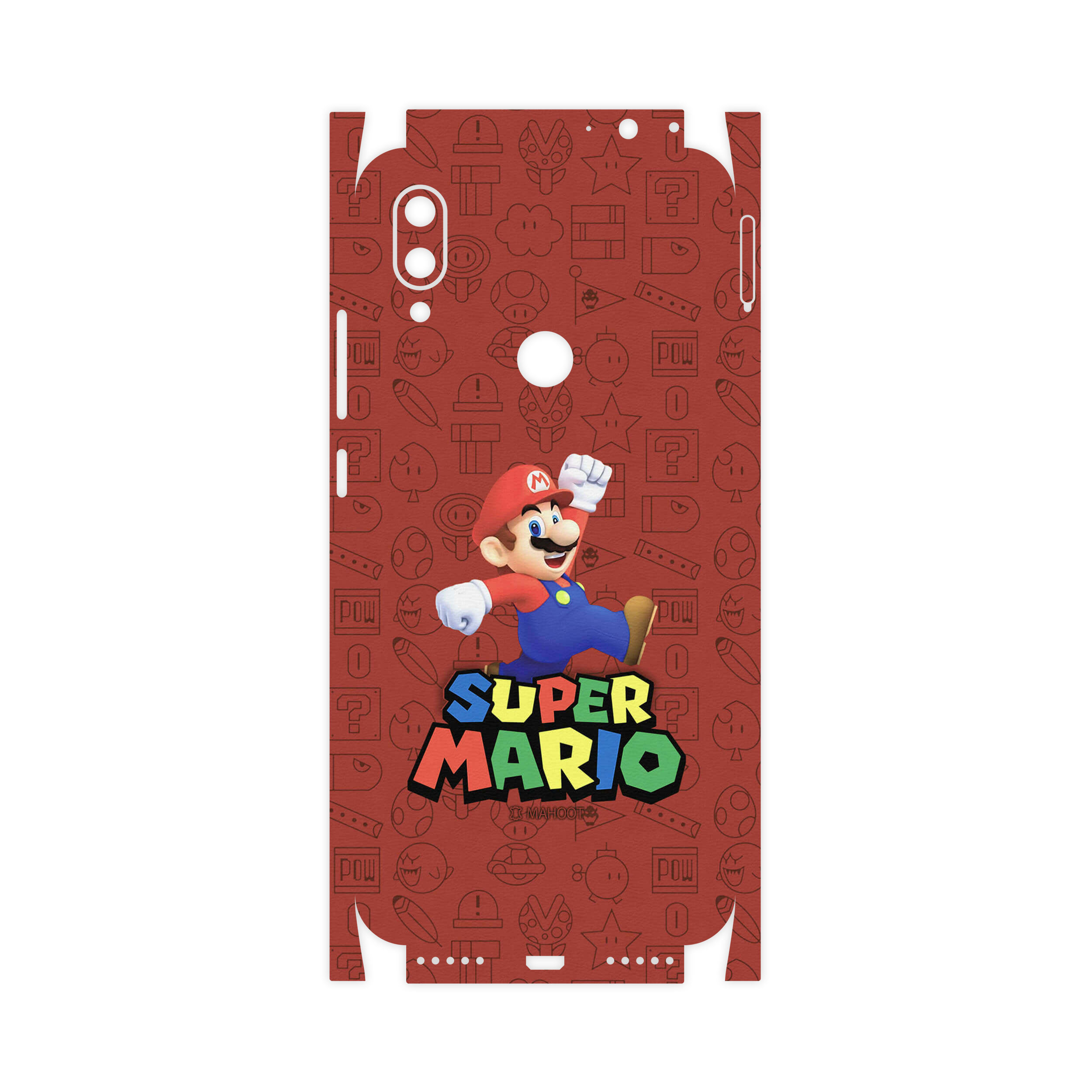 برچسب پوششی ماهوت مدل Super-Mario-Game-FullSkin مناسب برای گوشی موبایل شیائومی Redmi 7