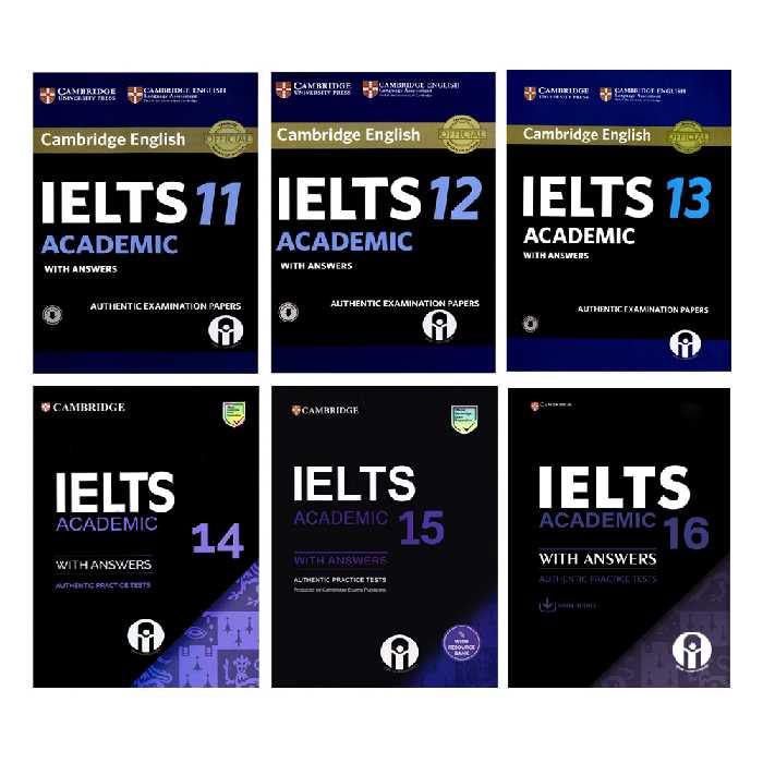 کتاب IELTS Academic Cambridge اثر جمعی از نویسندگان انتشارات الوندپویان جلد 11 تا 16