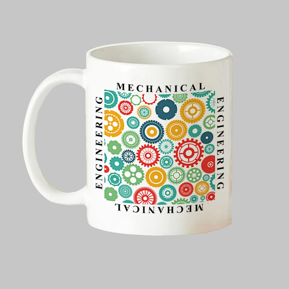 ماگ طرح دانشجو مهندسی مکانیک