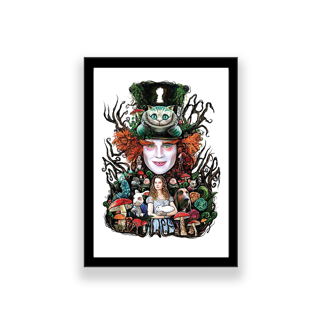 تابلو طرح فیلم آلیس در سرزمین عجایب 