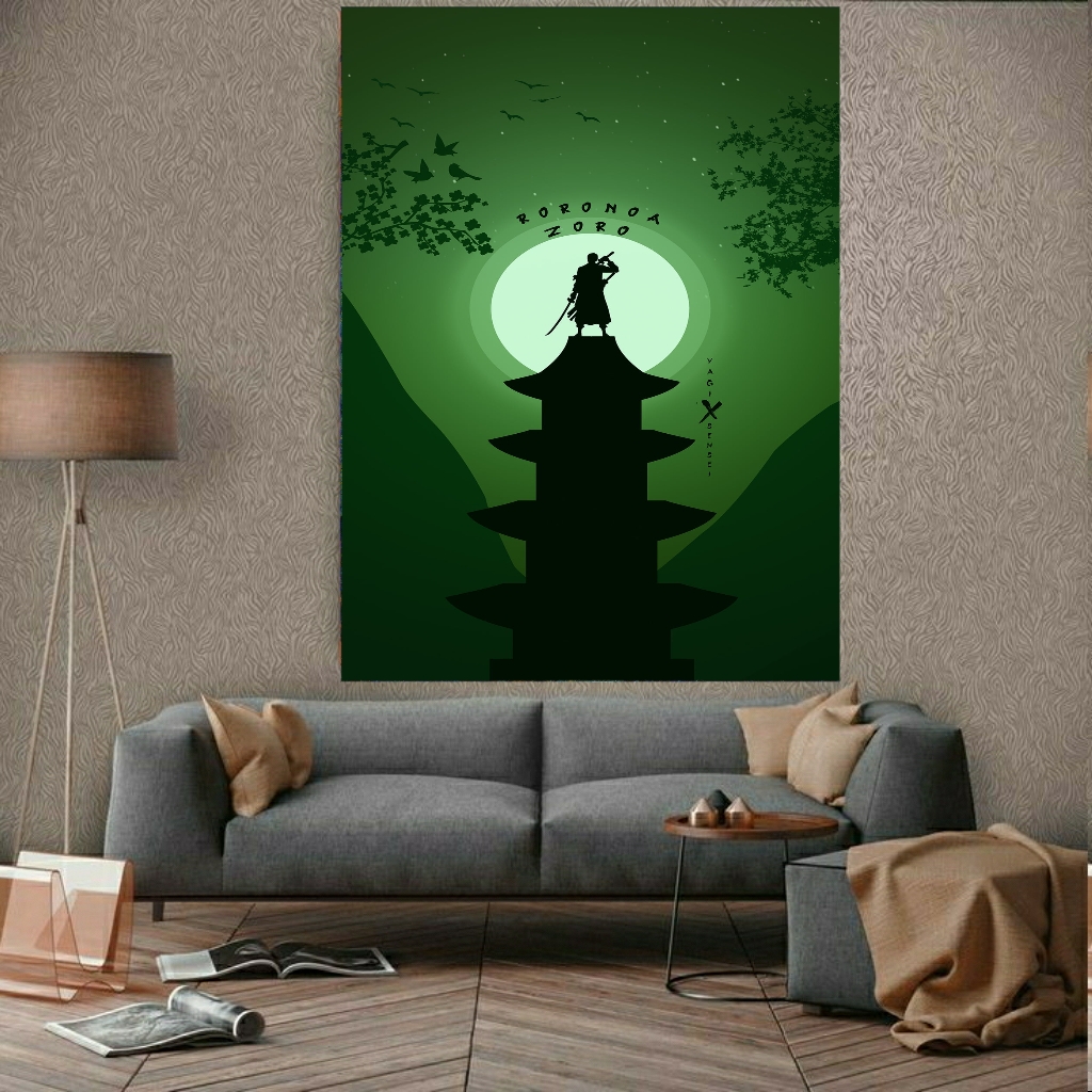 تابلو بوم طرح انیمه وان پیس One Piece مدل SDB264