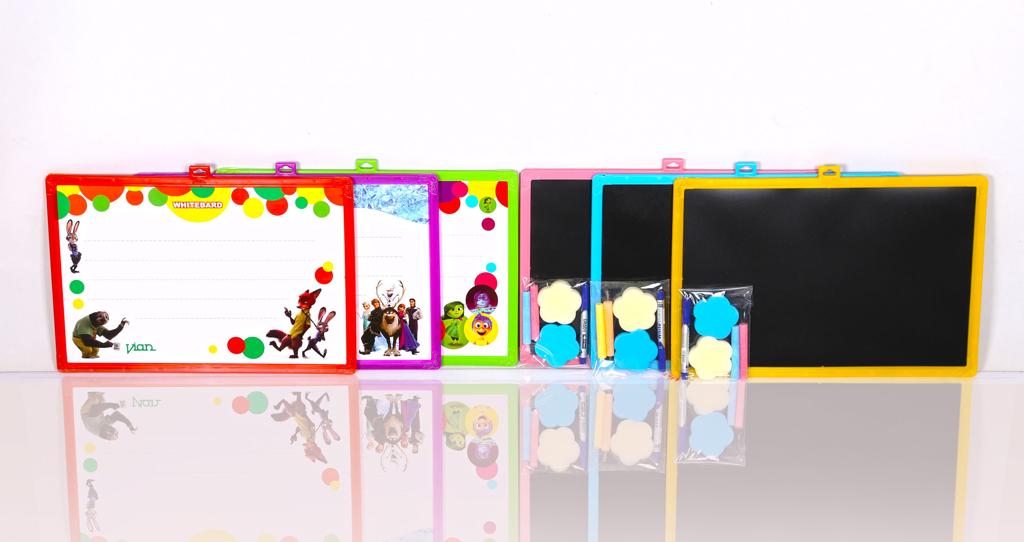 تخته دو رو (وایت برد و گچی) بزرگ