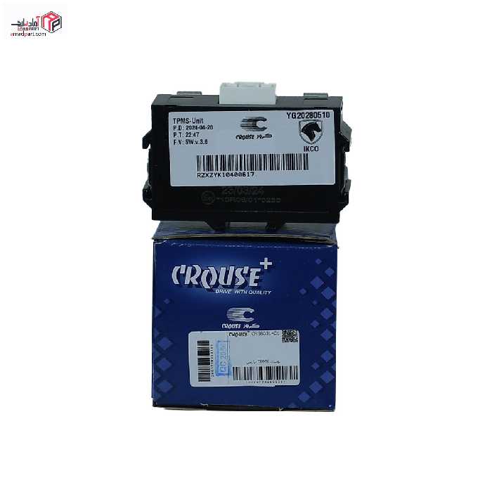 مجموعه كنترل یونیت TPMS (فشار باد تایر) با پایه نگهدارنده-كروز-207-رانا-پارس-آریسان