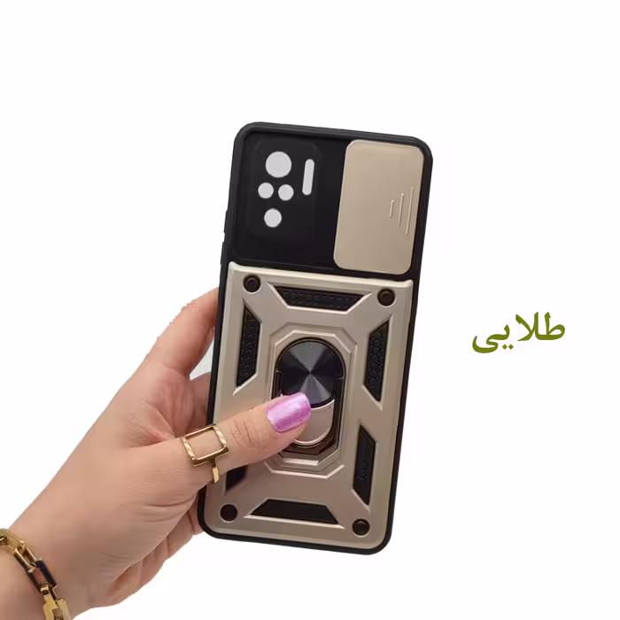 کاور قاب تک مدل استندی کد Guard-08 مناسب برای گوشی موبایل شیائومی Redmi Note 10 4G