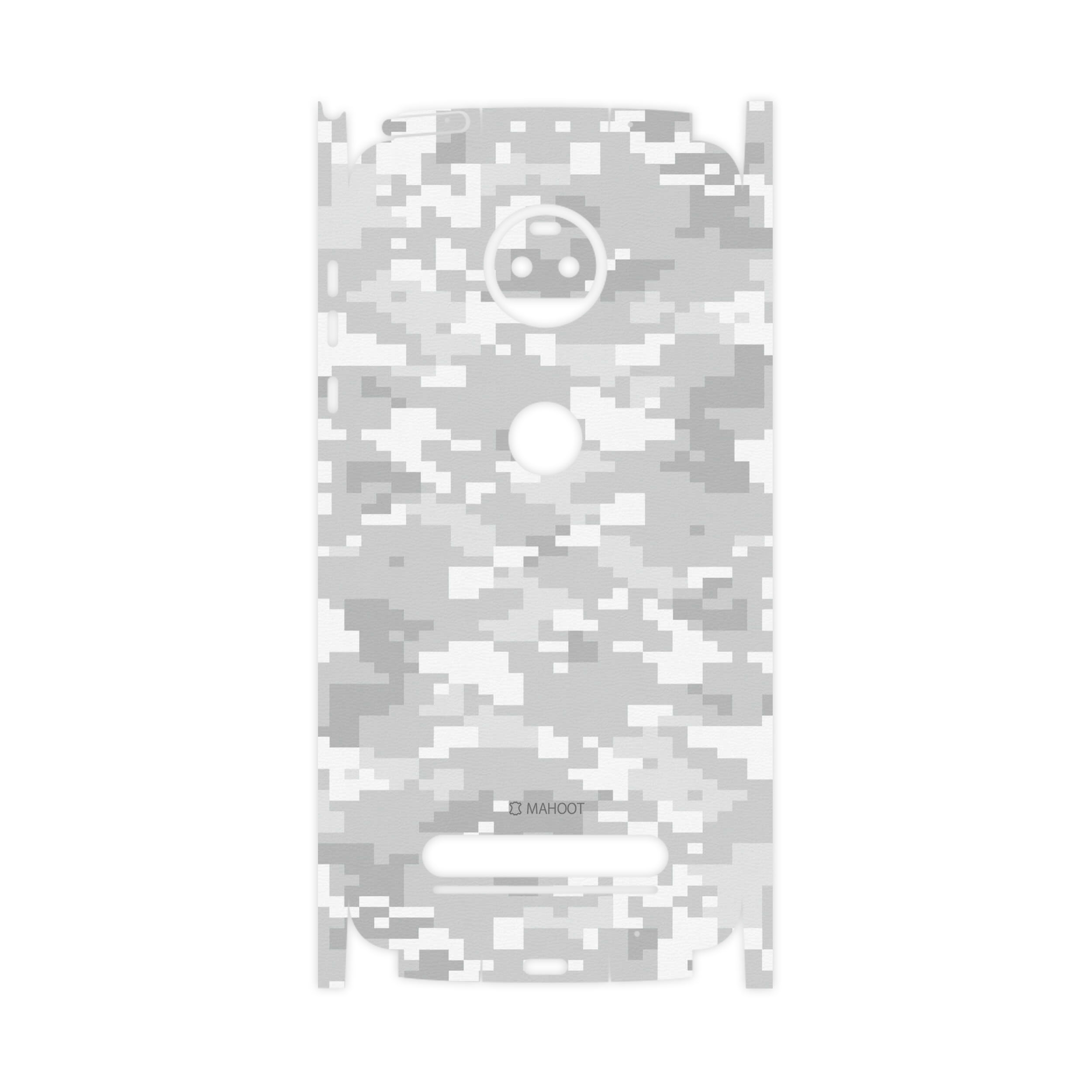 برچسب پوششی ماهوت مدل Army-Snow-Pixel-FullSkin مناسب برای گوشی موبایل موتورولا Moto Z2 Force