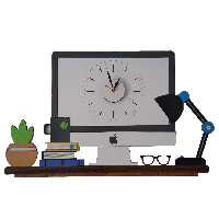 ساعت دیواری مدل وسایل اداری 