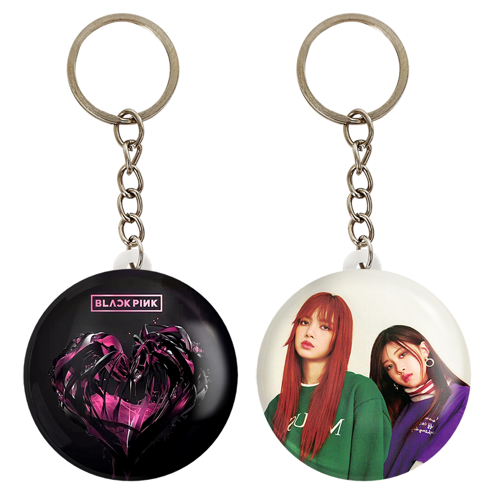 جاکلیدی خندالو مدل رزی و لیسا گروه بلک پینک BLACKPINK کد 1675616748 مجموعه 2 عددی