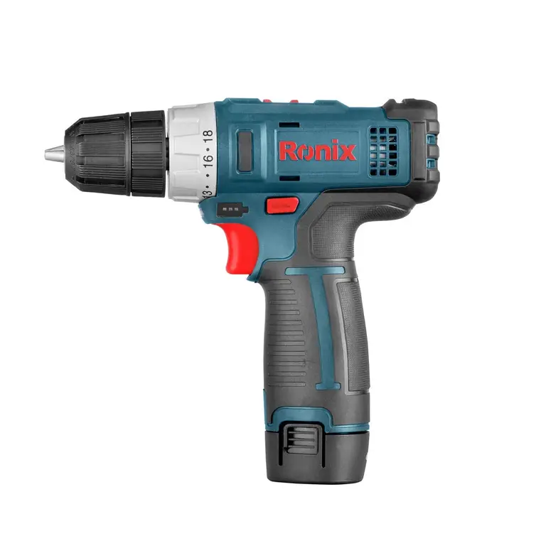 دریل پیچ گوشتی شارژی 12 ولت رونیکس کد محصول: 8612   گارانتی اصلی شرکت رونیکس