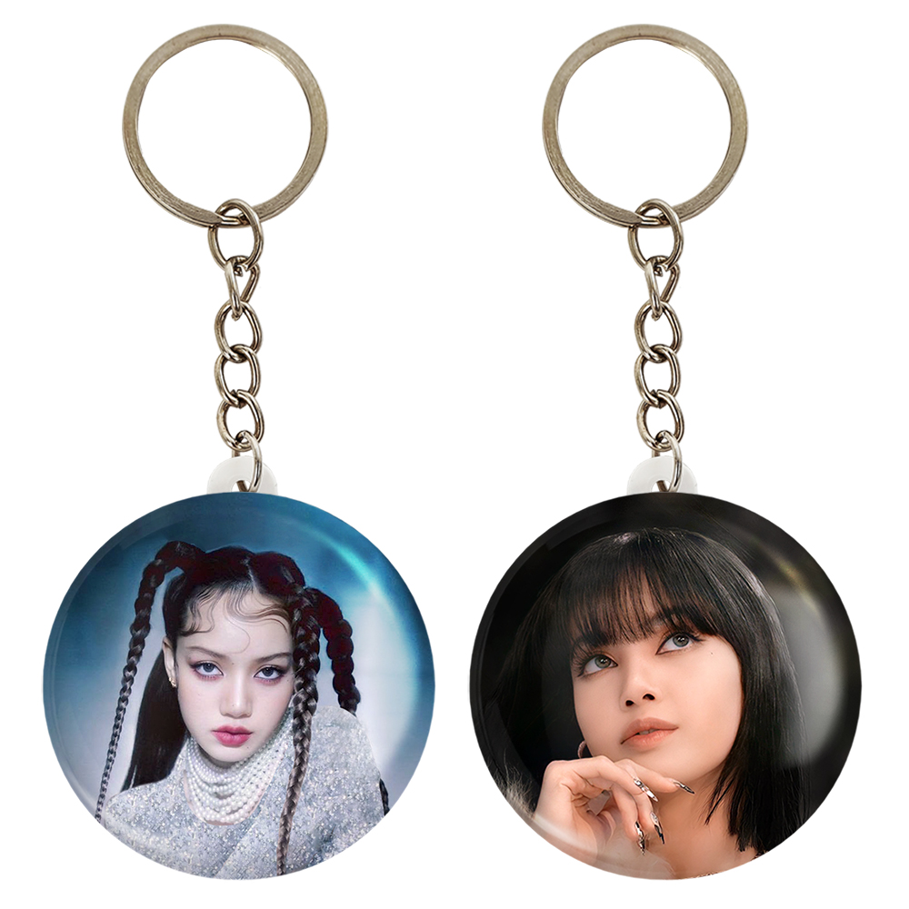 جاکلیدی خندالو مدل لیسا بلک پینک کد 1434514347 مجموعه 2 عددی