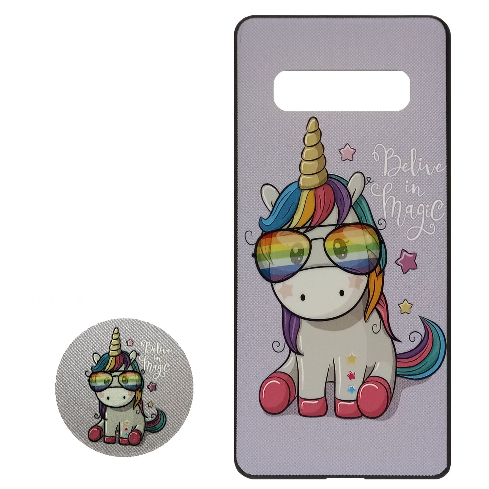 کاور مدل MRM4-190 مناسب برای گوشی موبایل سامسونگ Galaxy S10 به همراه پاپ سوکت 