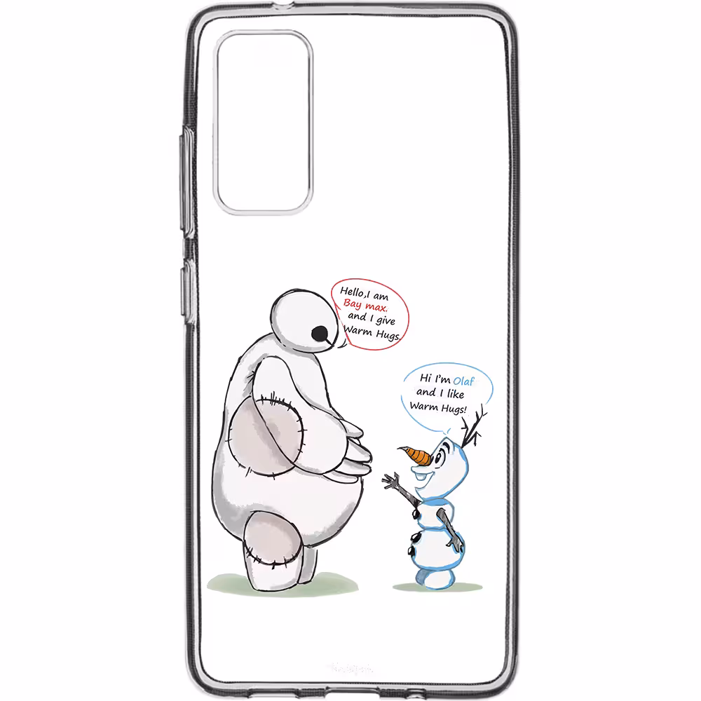 کاور طرح Olaf &amp; Baymax مناسب برای گوشی موبایل سامسونگ Galaxy S20 FE