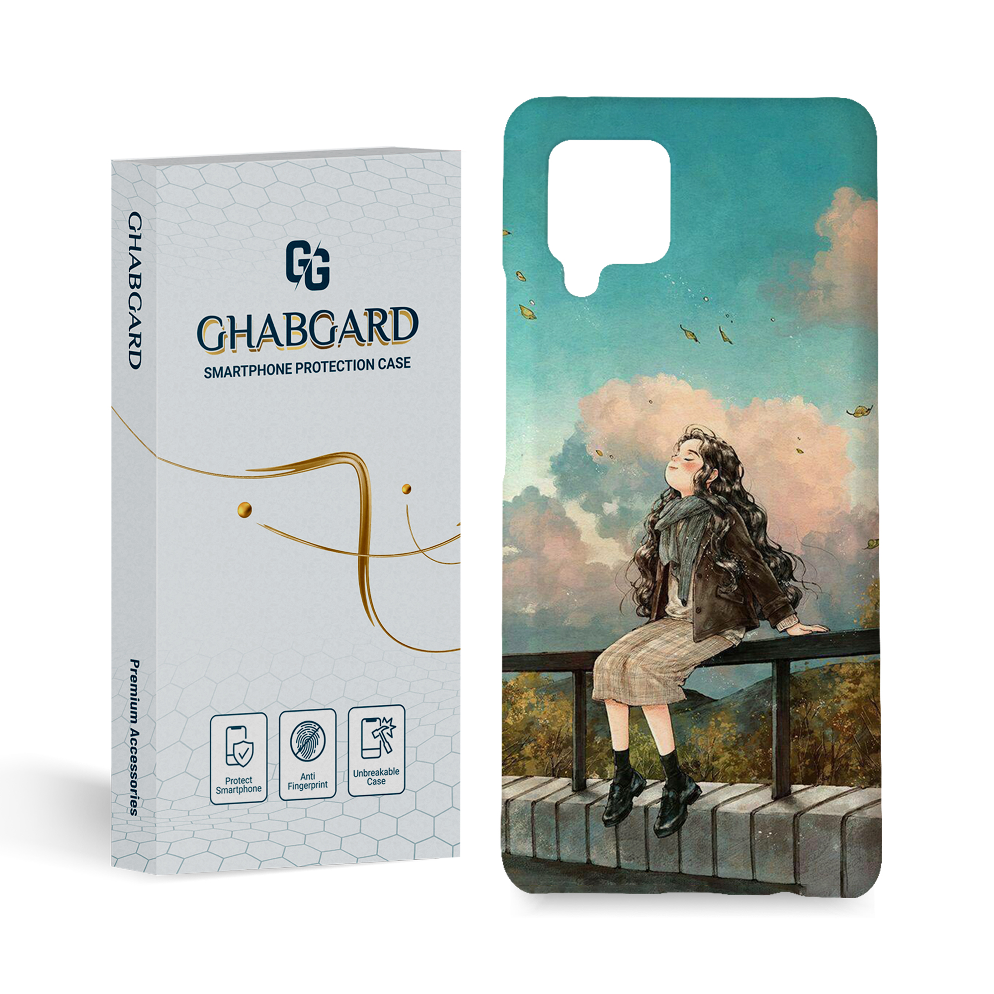 کاور قاب گارد مدل دخترانه مناسب برای گوشی موبایل سامسونگ Galaxy a42 