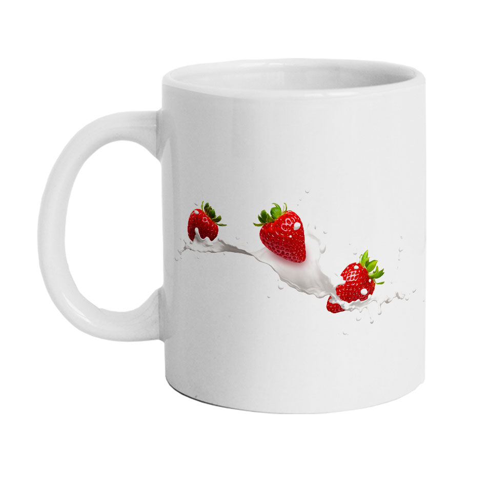 ماگ دارلی طرح توت فرنگی مدل MG2477