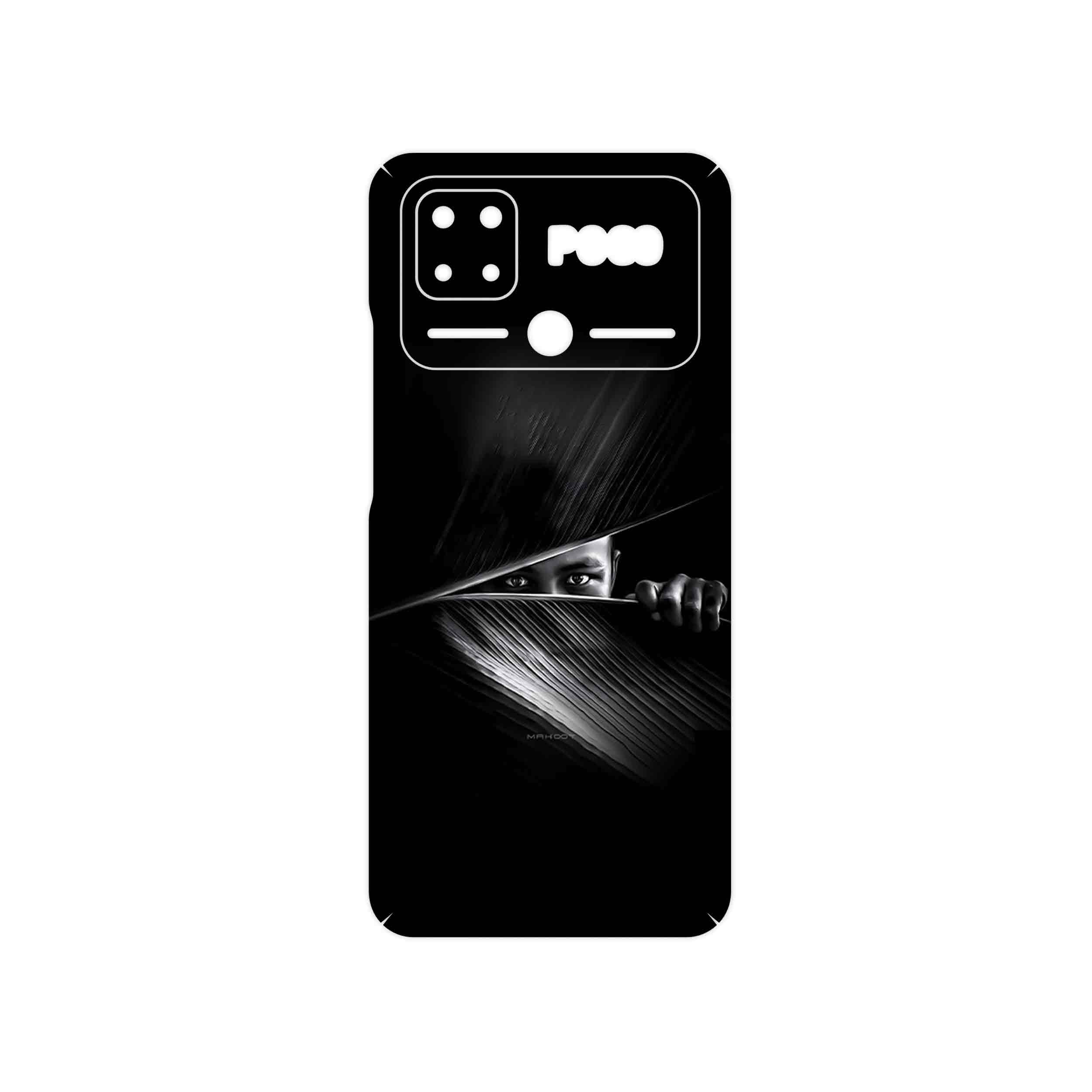 برچسب پوششی ماهوت مدل Black Portrait مناسب برای گوشی موبایل شیائومی Poco C40