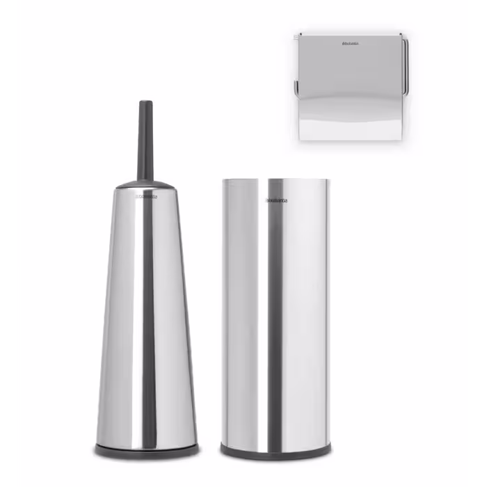 ست توالت شوی و  جای دستمال برابانتیا (brabantia) بسته 3 عددی