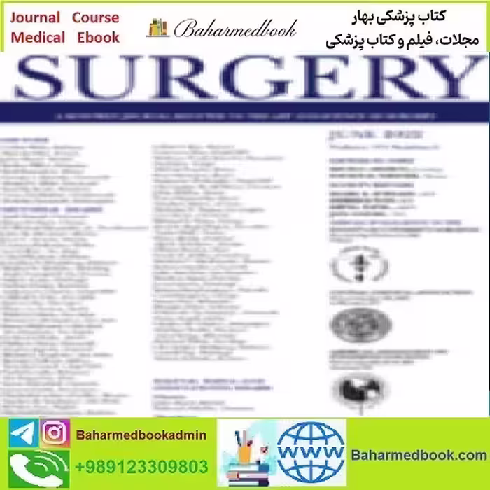 Surgery Volume 171 Issue 1 to Issue 6 2022 TRUE PDF price 8€ - کتاب پزشکی بهار