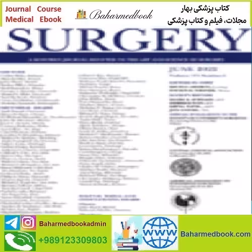 Surgery Volume 171 Issue 1 to Issue 6 2022 TRUE PDF price 8€ - کتاب پزشکی بهار