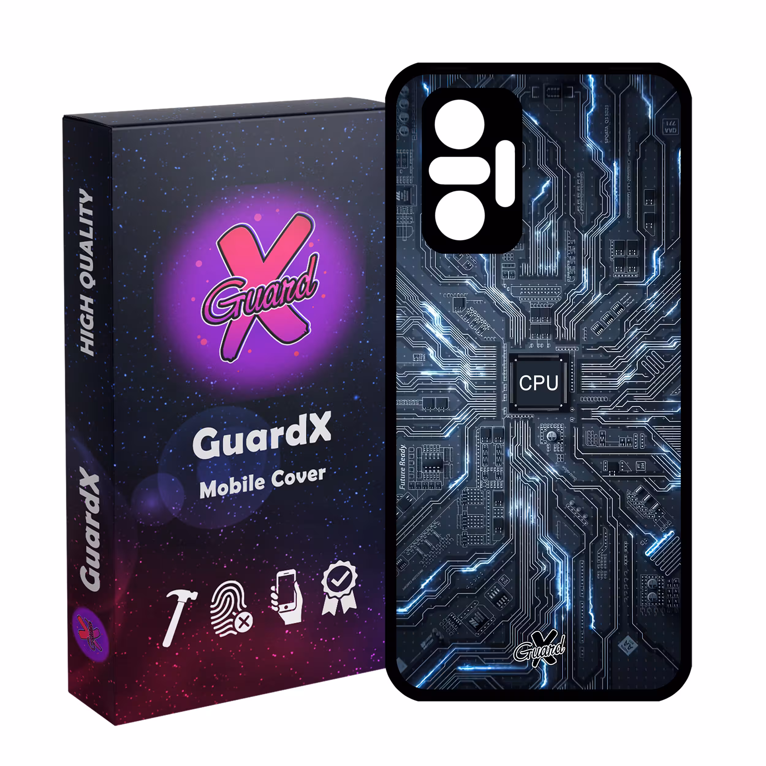 کاور گارد ایکس طرح CPU مدل Glass10504 مناسب برای گوشی موبایل شیائومی Redmi Note 10 Pro/Note 10 Pro Max
