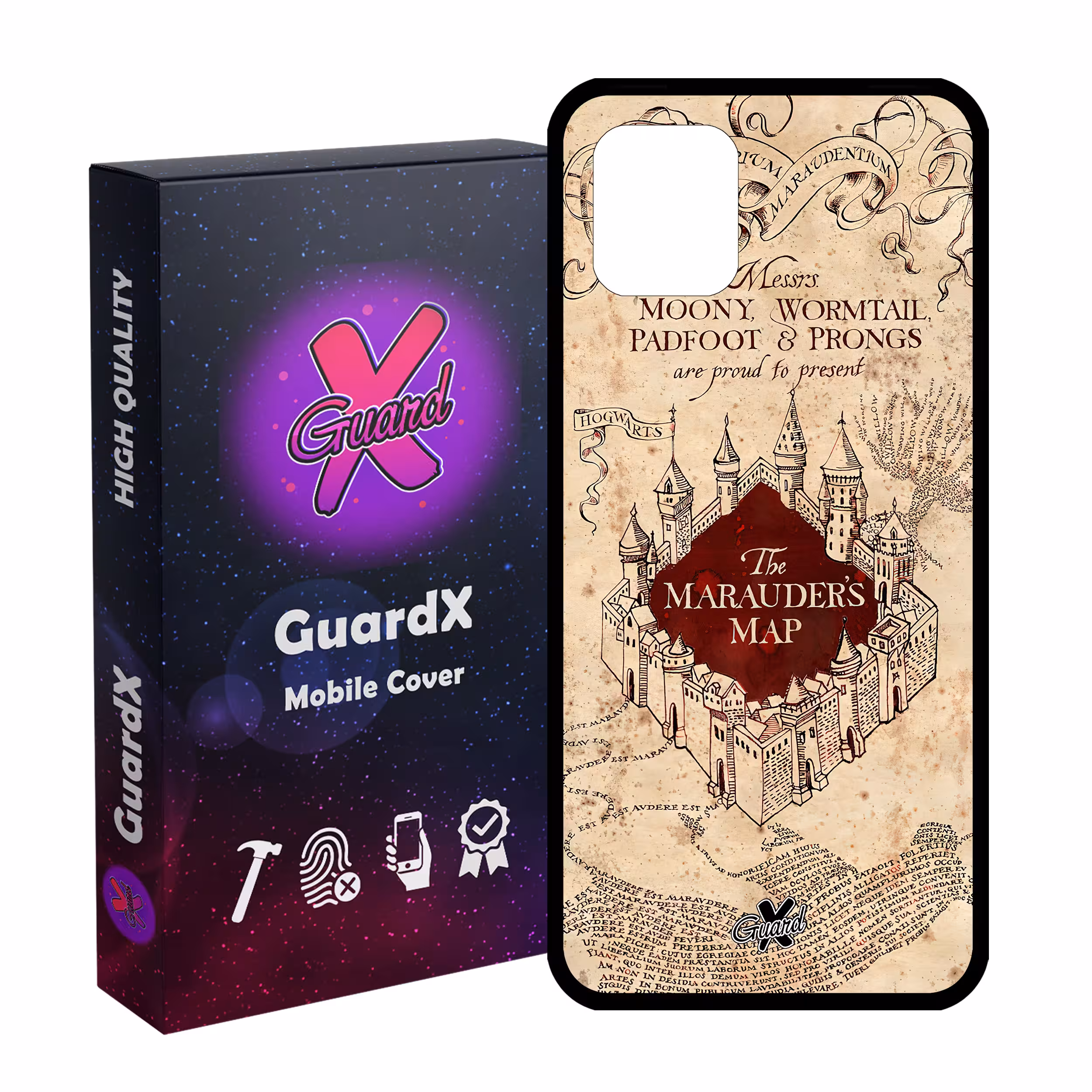 کاور گارد ایکس طرح هری پاتر مدل Glass10490 مناسب برای گوشی موبایل سامسونگ Galaxy Note 10 Lite / A81