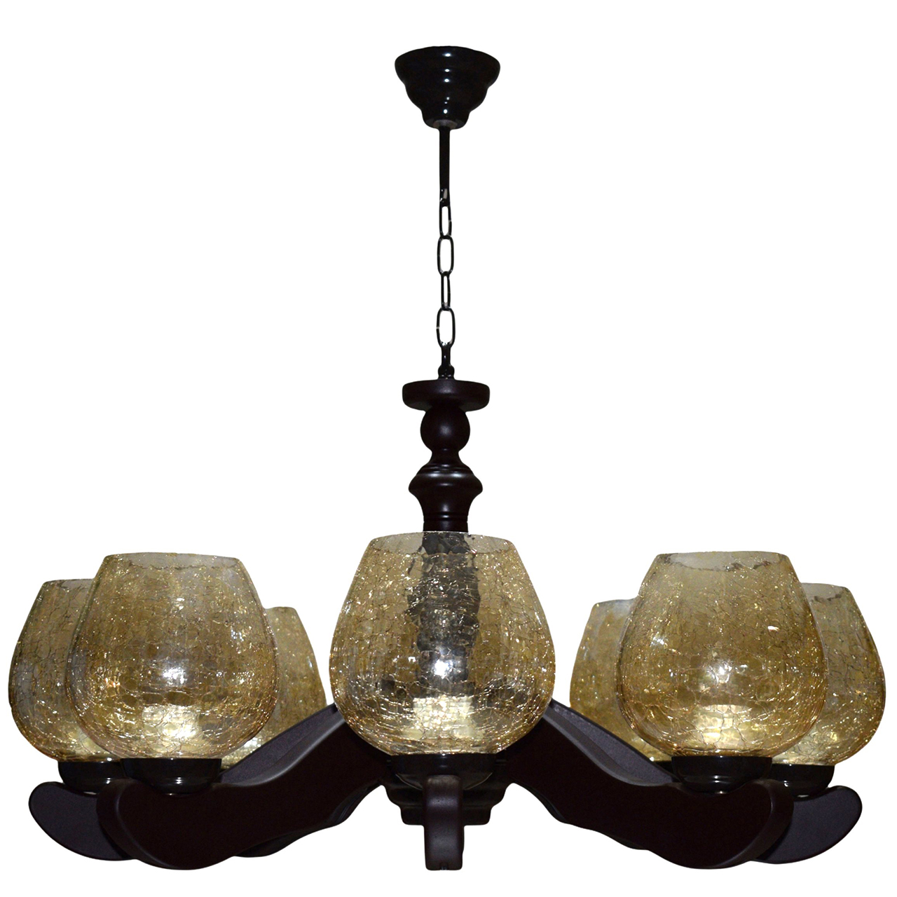 لوستر هشت شعله چشمه نور کد G715/8-BR