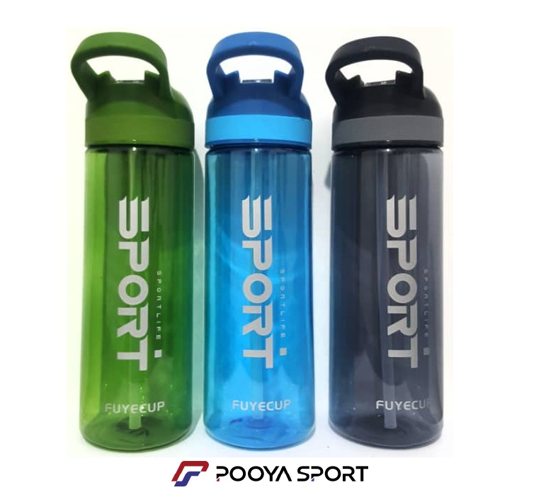 قمقمه نی دار نشکن مدل اسپورت لایف Sport life 650ml