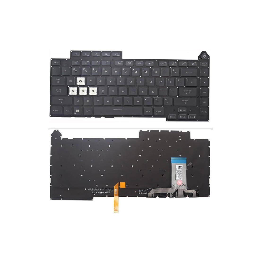 کیبورد لپتاپ ایسوس G713 (ROG | با بکلایت)