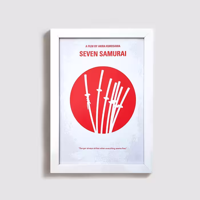 تابلو طرح فیلم هفت سامورایی seven samurai W014