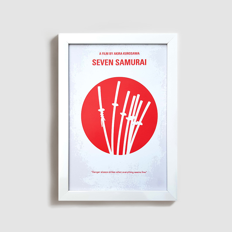تابلو طرح فیلم هفت سامورایی seven samurai W014