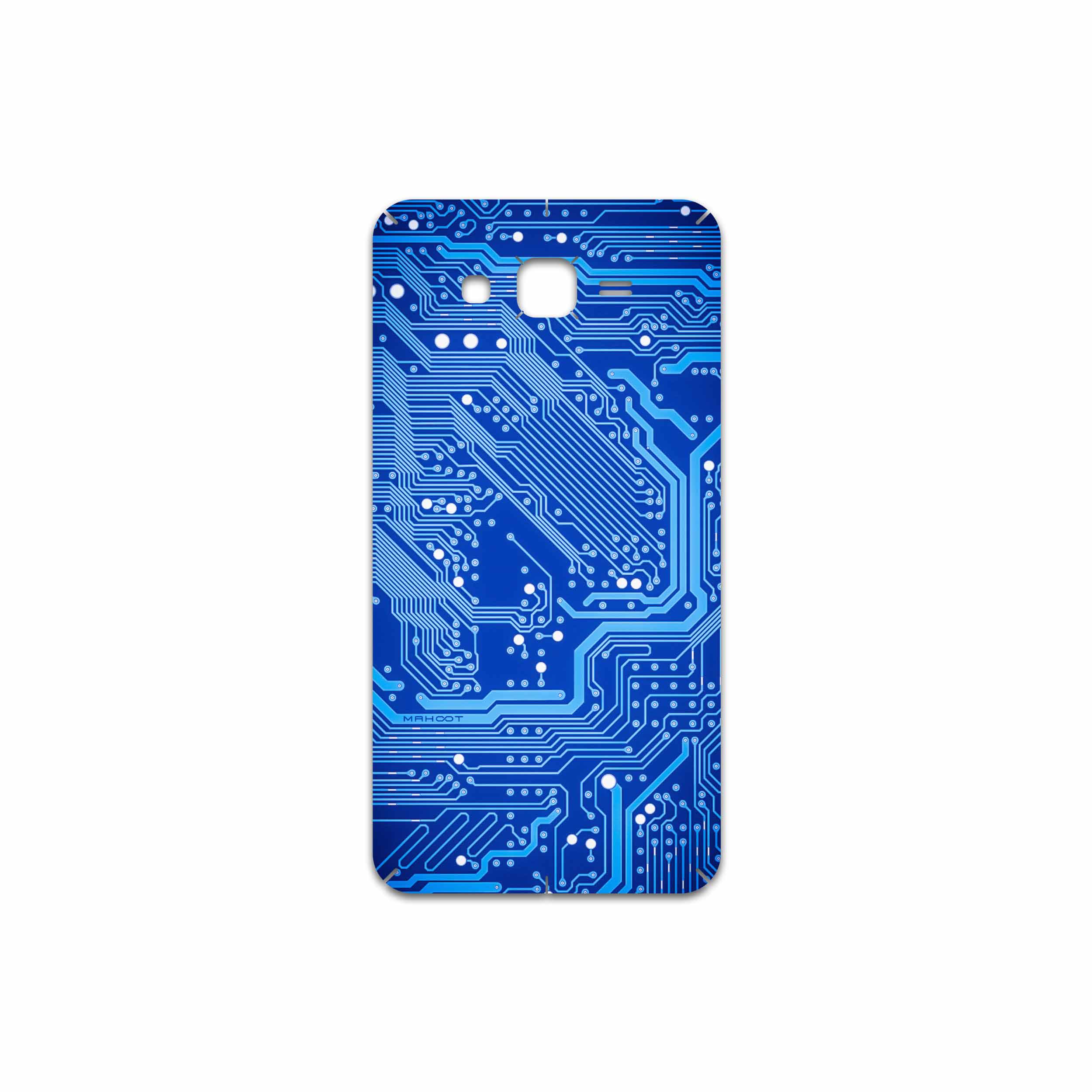 برچسب پوششی ماهوت مدل Blue Printed Circuit Board مناسب برای گوشی موبایل سامسونگ Galaxy J7 2015