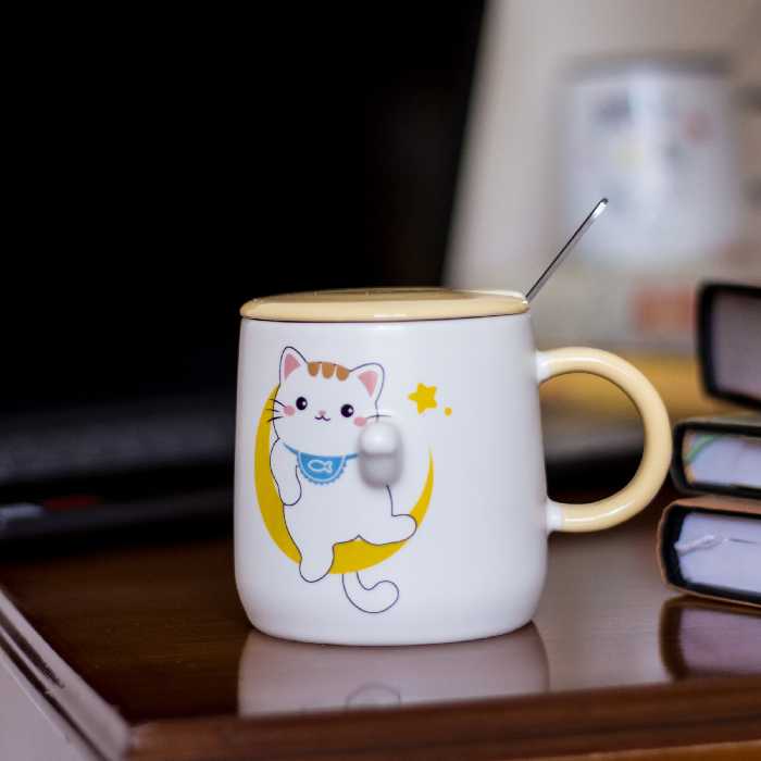 ماگ طرح پنجه گربه مدل سرامیکی در دار کد 01