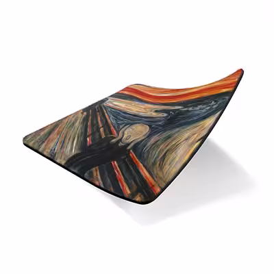 ماوس پد مدل G11 طرح نقاشی The Scream 1893