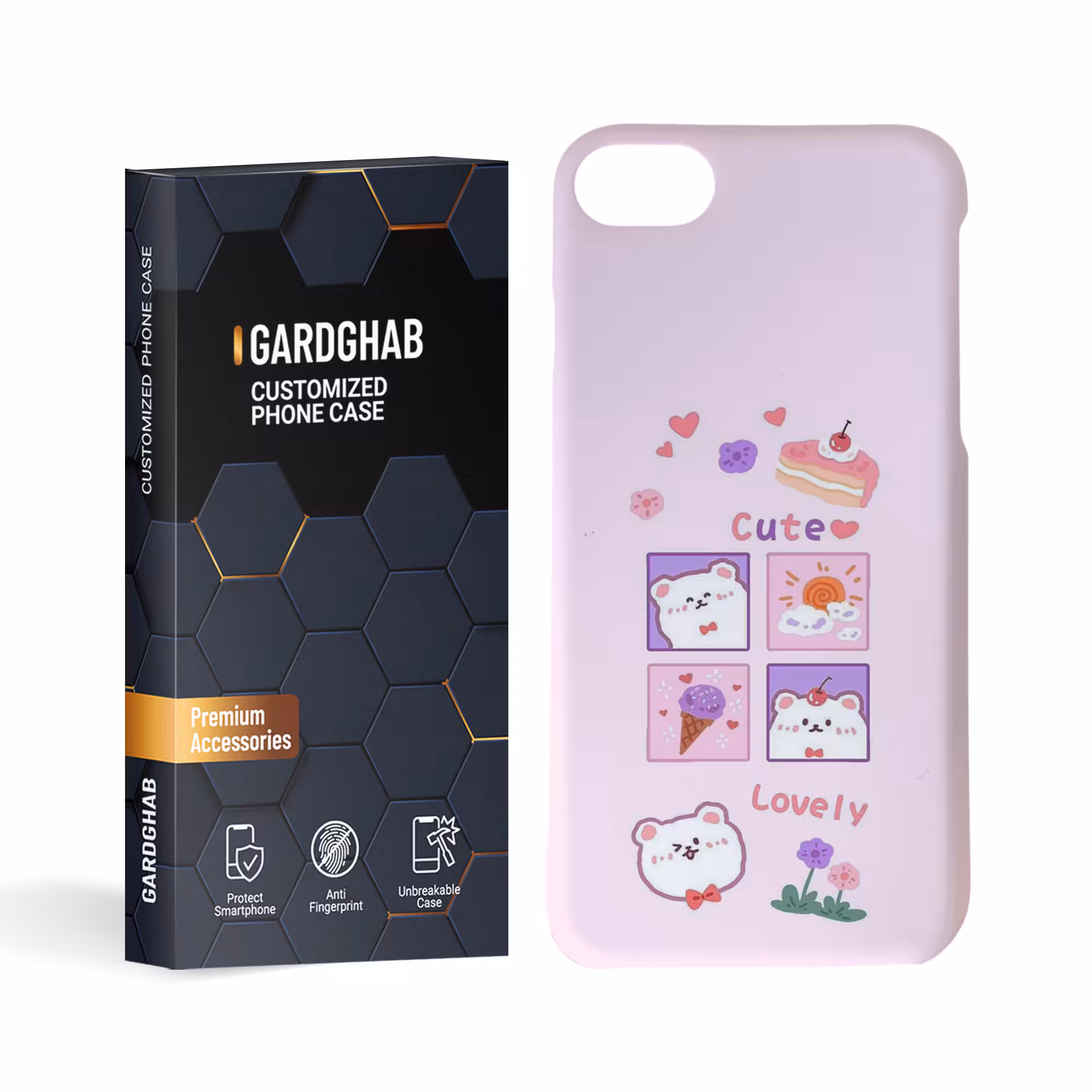 کاور گارد قاب مدل فانتزی مناسب برای گوشی موبایل اپل iphone 7 8 se2020