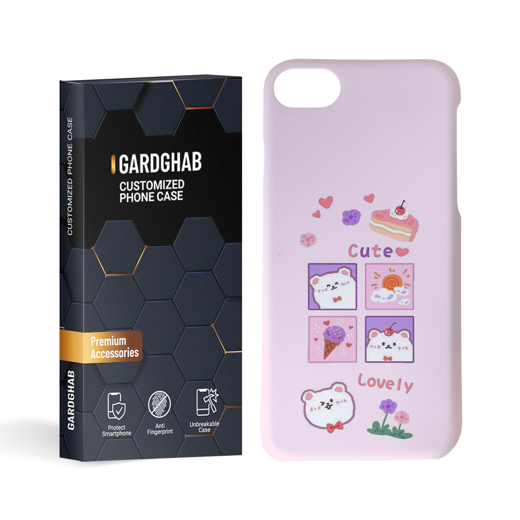    کاور گارد قاب مدل فانتزی مناسب برای گوشی موبایل اپل iphone 7 / 8 / se2020