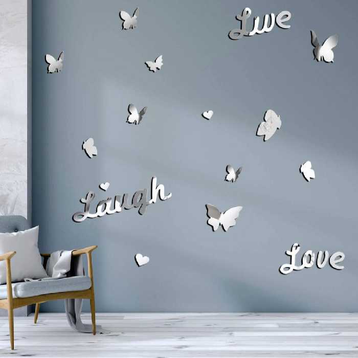 آینه پلکسی گلس مستر راد مدل پروانه