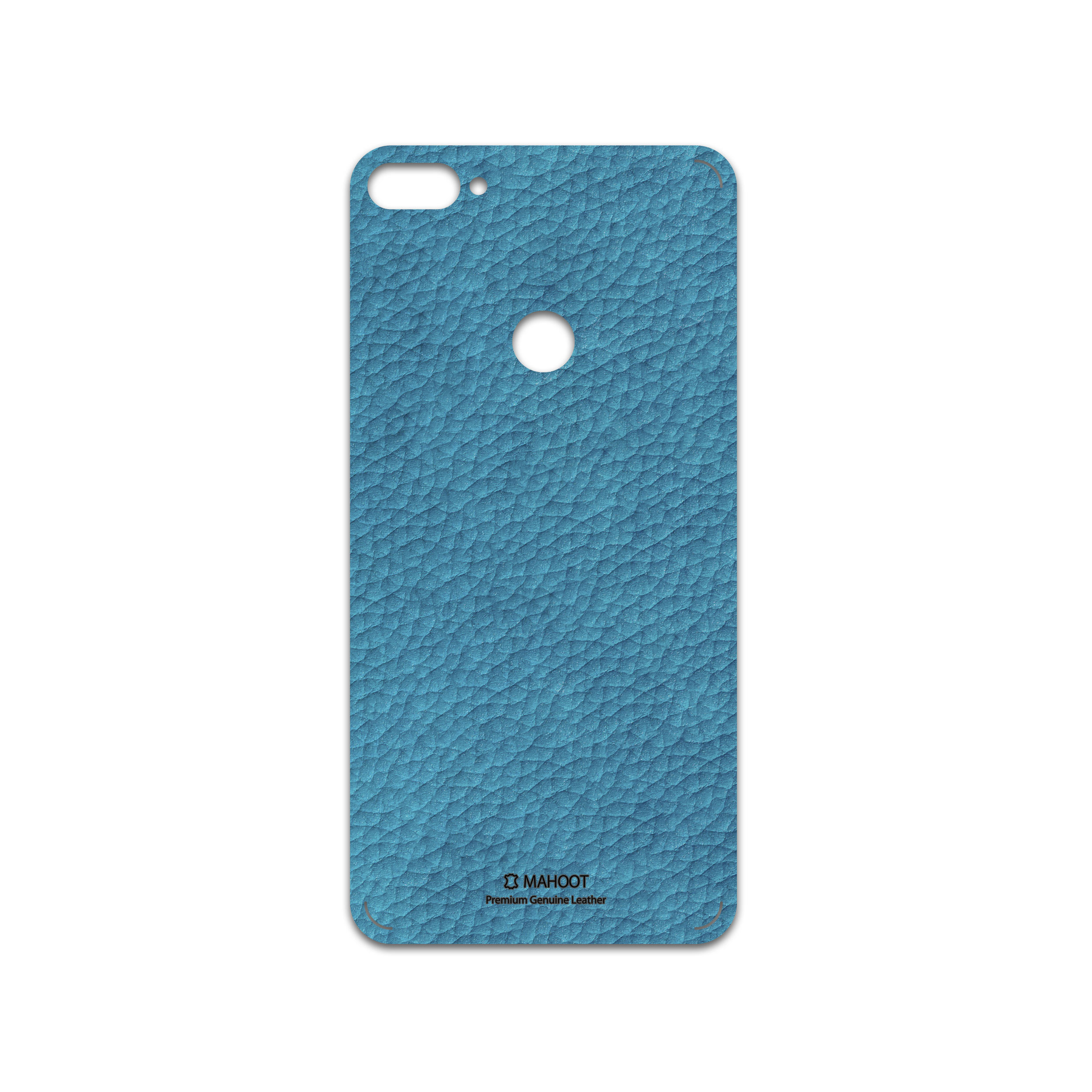 برچسب پوششی ماهوت مدل Blue-Leather مناسب برای گوشی موبایل اچ تی سی Desire 12 Plus