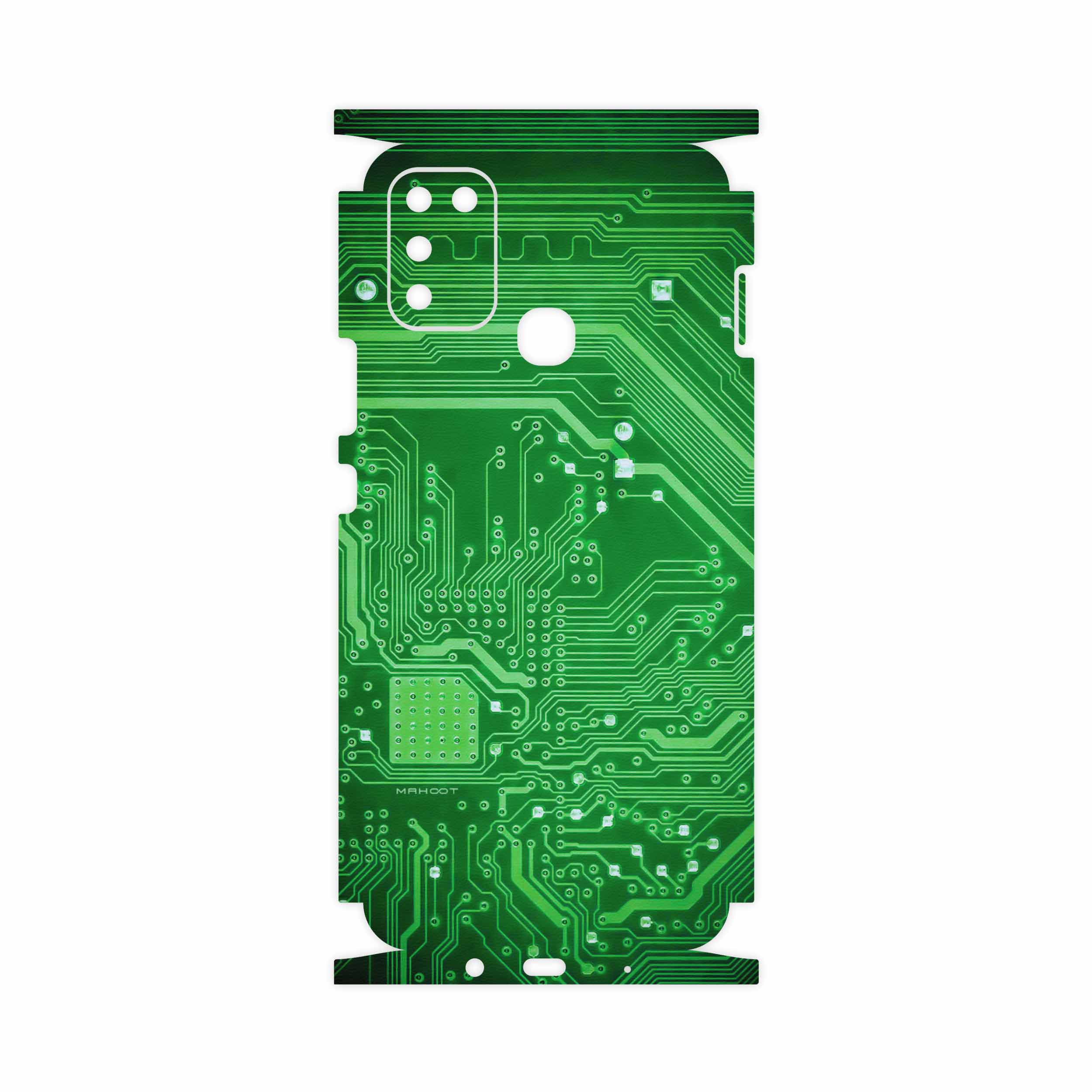 برچسب پوششی ماهوت مدل Green-Printed-Circuit-Board-FullSkin مناسب برای گوشی موبایل اینفینیکس Hot 10 Play
